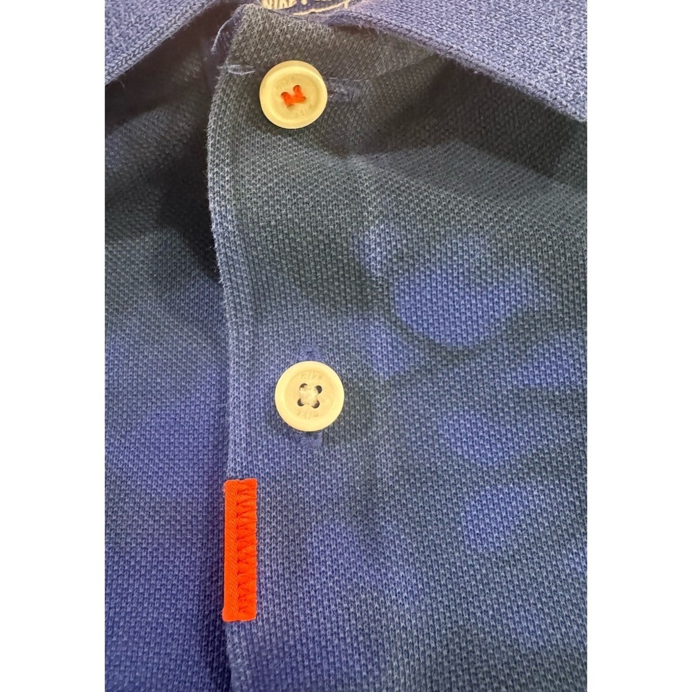 Nike Polo Shirt Mens Large Blue Black Fog Wash Tie Dye Dri-FIT Golf CI9769-455 - Picture 4 of 11